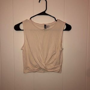Cream H&M Crop Top